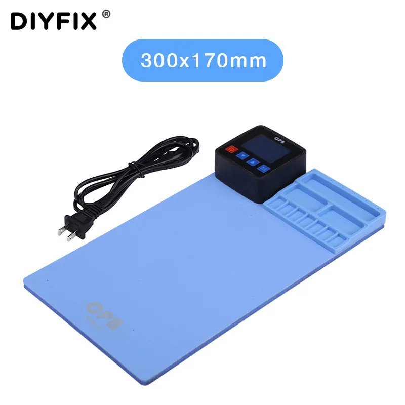 DIYFIX Universal CPB Mini 110V/220V Heating Pad For iPad iPhone Samsung Phone LCD Screen Separator Professional Repair Tool Mat