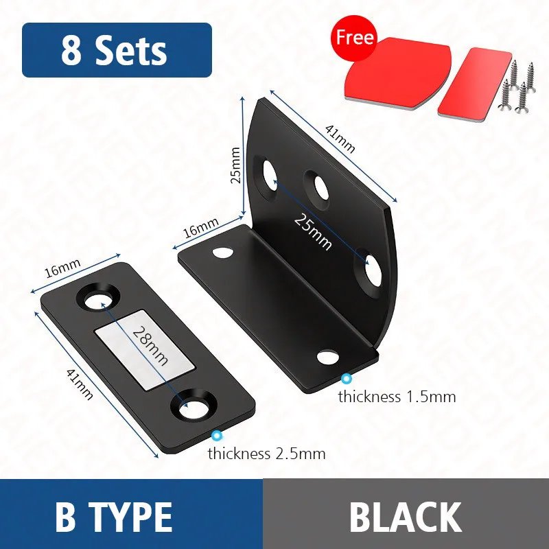B-8 sets black