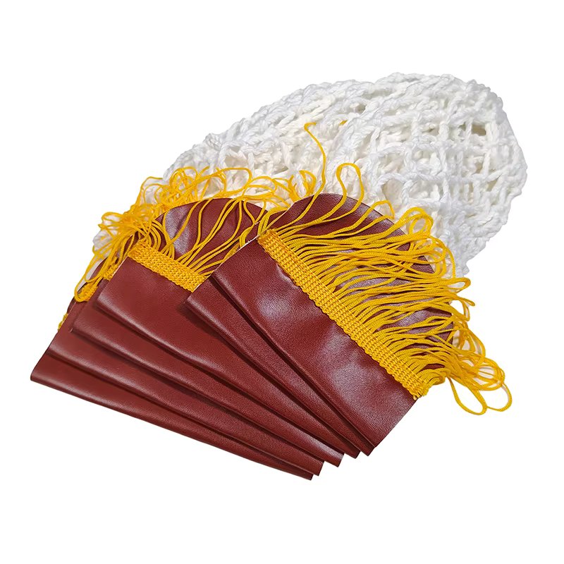 Billiards Table Cotton Pockets Pool & Snooker 6pcs/set pre Stitched PU Leather with Tassels