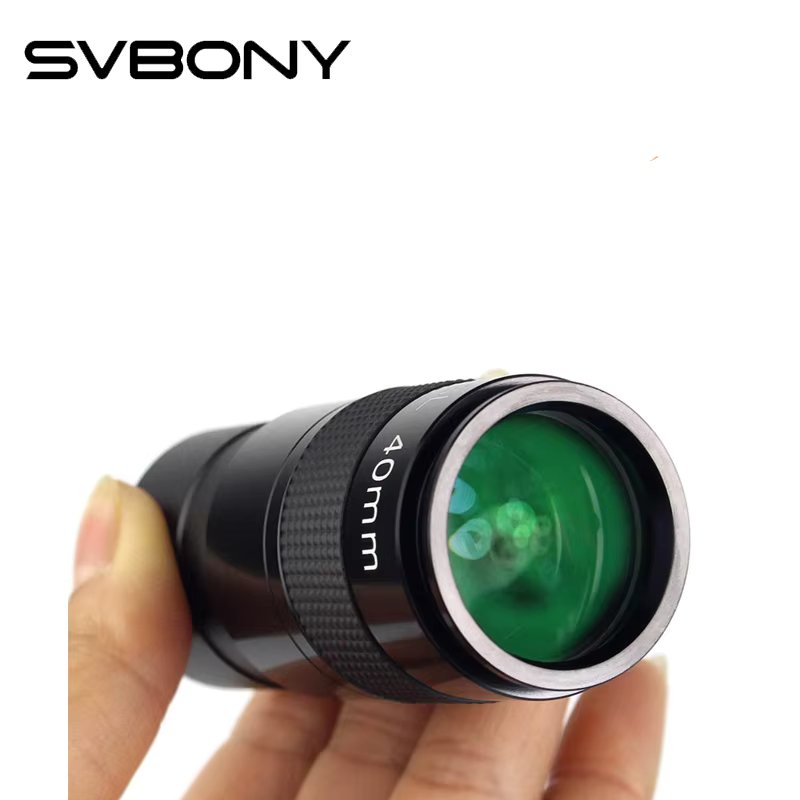SVBONY Astronomy Telescope 40mm 1.25" Plossl Eyepiece FMC Metal 40° Apparent Field of View