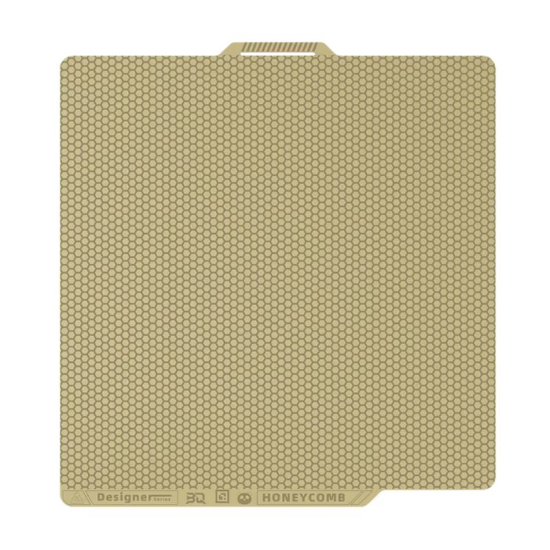 BIQU Panda Buildplate Designer Series Dual-Textured 3D Printing Build Plate Honeycomb & Houndstooth For Bambu X1/P1/A1 Printers