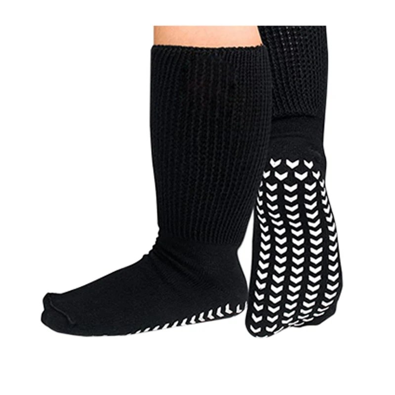 Large Plus Big Size Extra Wide Diabetic Socks Non-Binding Loose Top Non Slip Cotton Sock Men and Women,1 Pairs