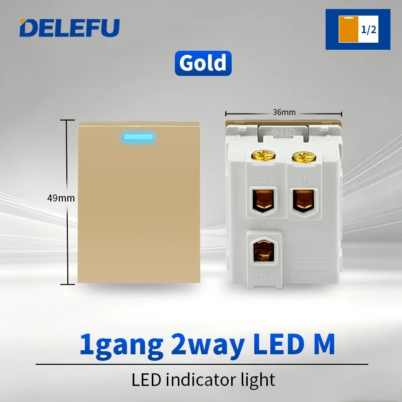 1gang 2way LED M