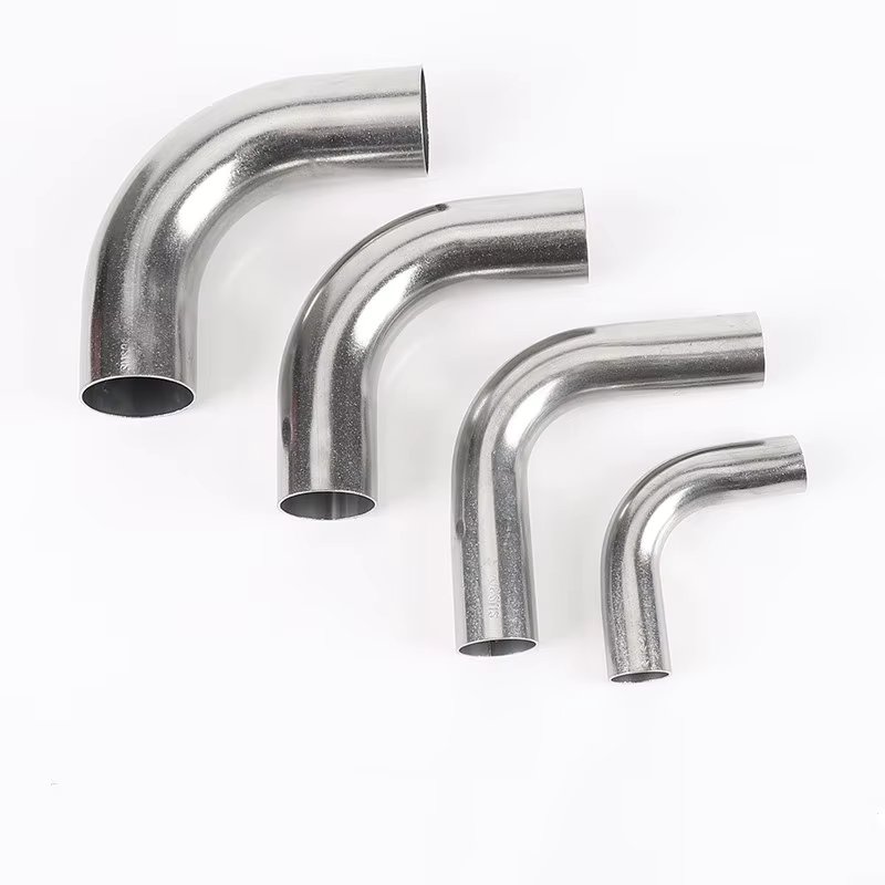 Outer Diameter 12.7/16/19/25/32/38/45/51/57/76/89/102mm 304/316 Stainless Sanitary 90 Degree Elbow Lengthen Welding Pipe Fitting