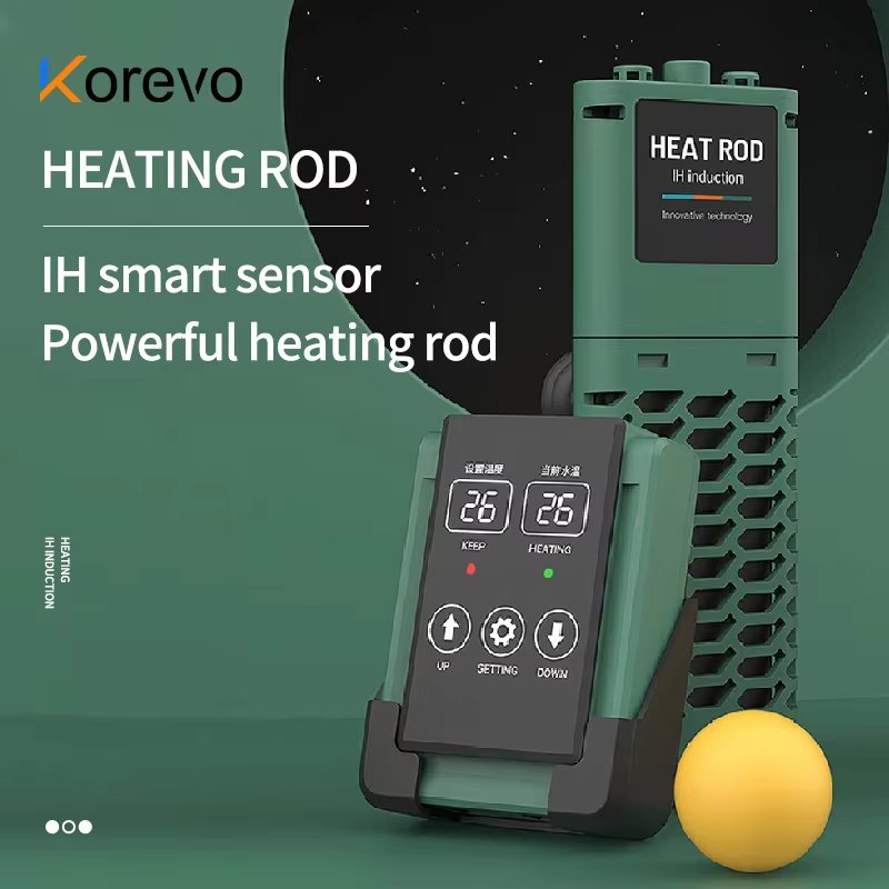 New Aquarium Submersible Heater Fish Tank LCD Display Adjustable Water Heating Rod Constant Auto Temperature