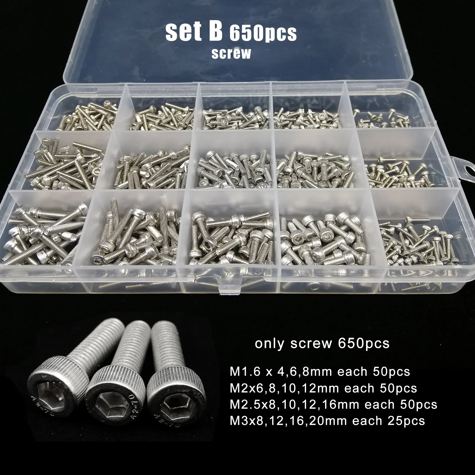 set B 650pcs
