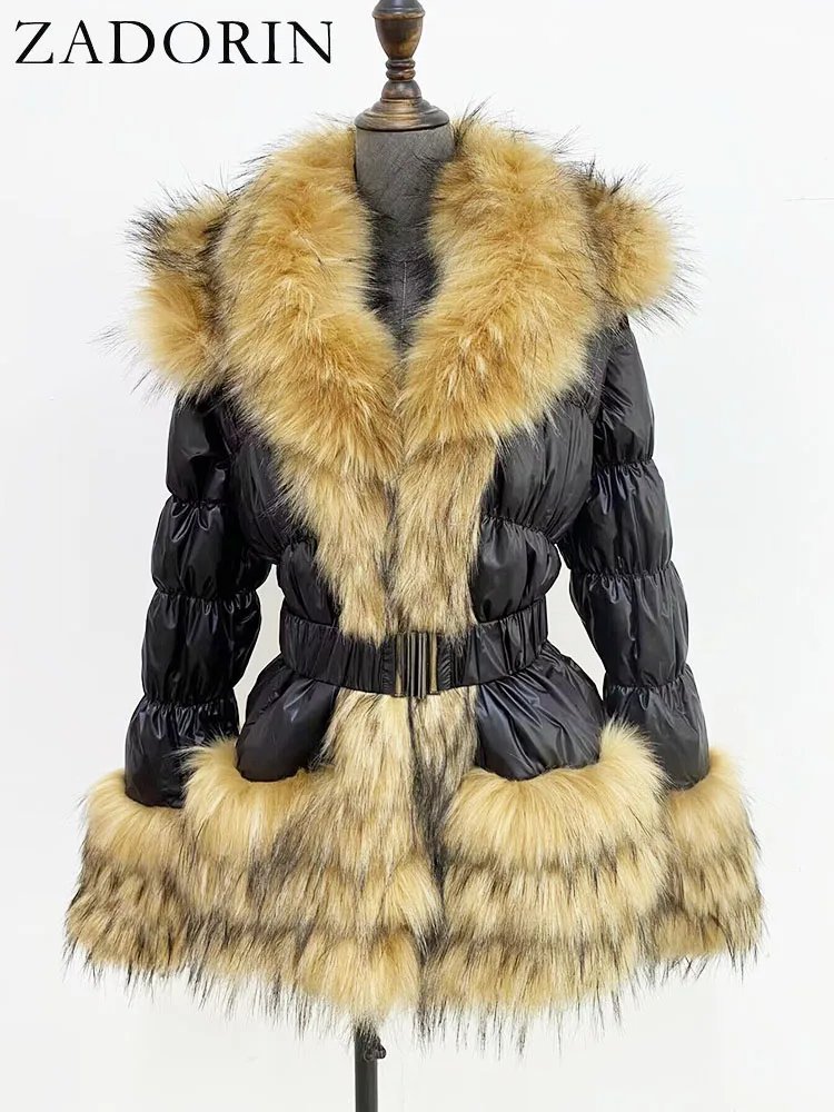 Black yellow fur