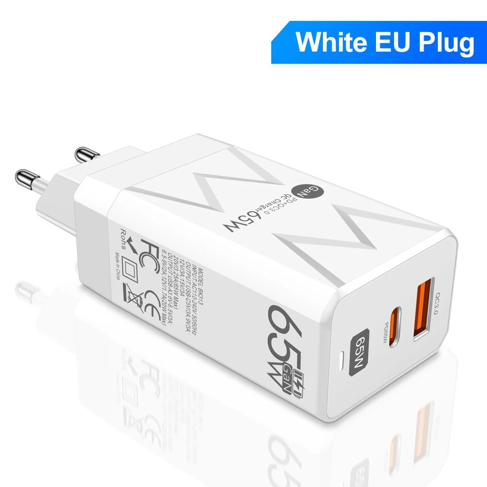White EU Plug