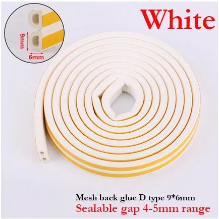 White D 9X6mm
