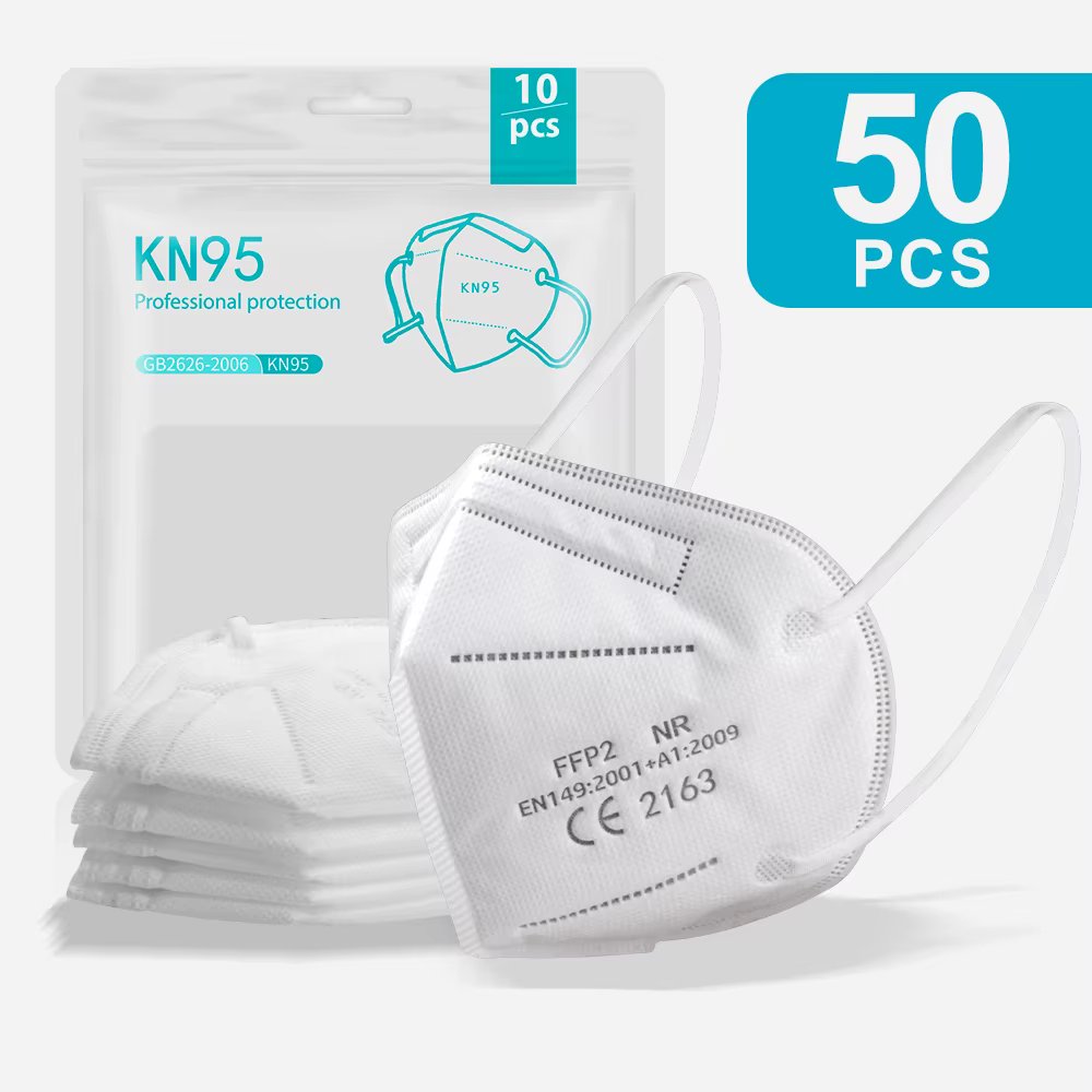 50pcs White