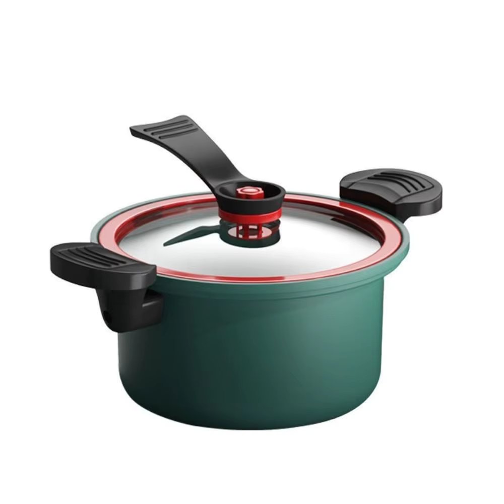 3.5L Pressure Cooker Soup Meat Pot Rice Cooker Gas Stove Micro Pressure Cooker Stew Pot Non-Stick Cooking Pots Kitchenware