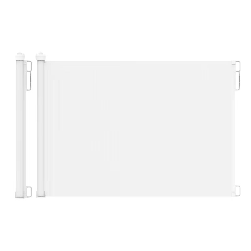 Retractable Safety Gate Wide Extend up to, Safety Dog Gate, One Handed Operating, Double Locking, Mesh Stair Gate for Pets