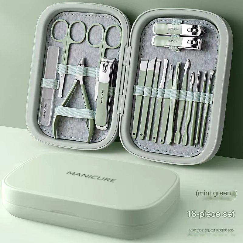 Nail Clipper Beauty Care Set for Polishing and Repairing Nails, Milling Cutter, 18 Pieces