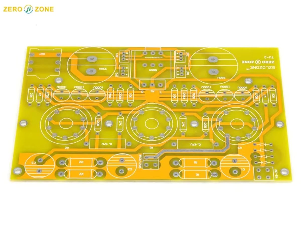 ZEROZONE TU-2 (WCF Modified) 6N2+6N6 Tube Headphone Power Amplifier Bare PCB