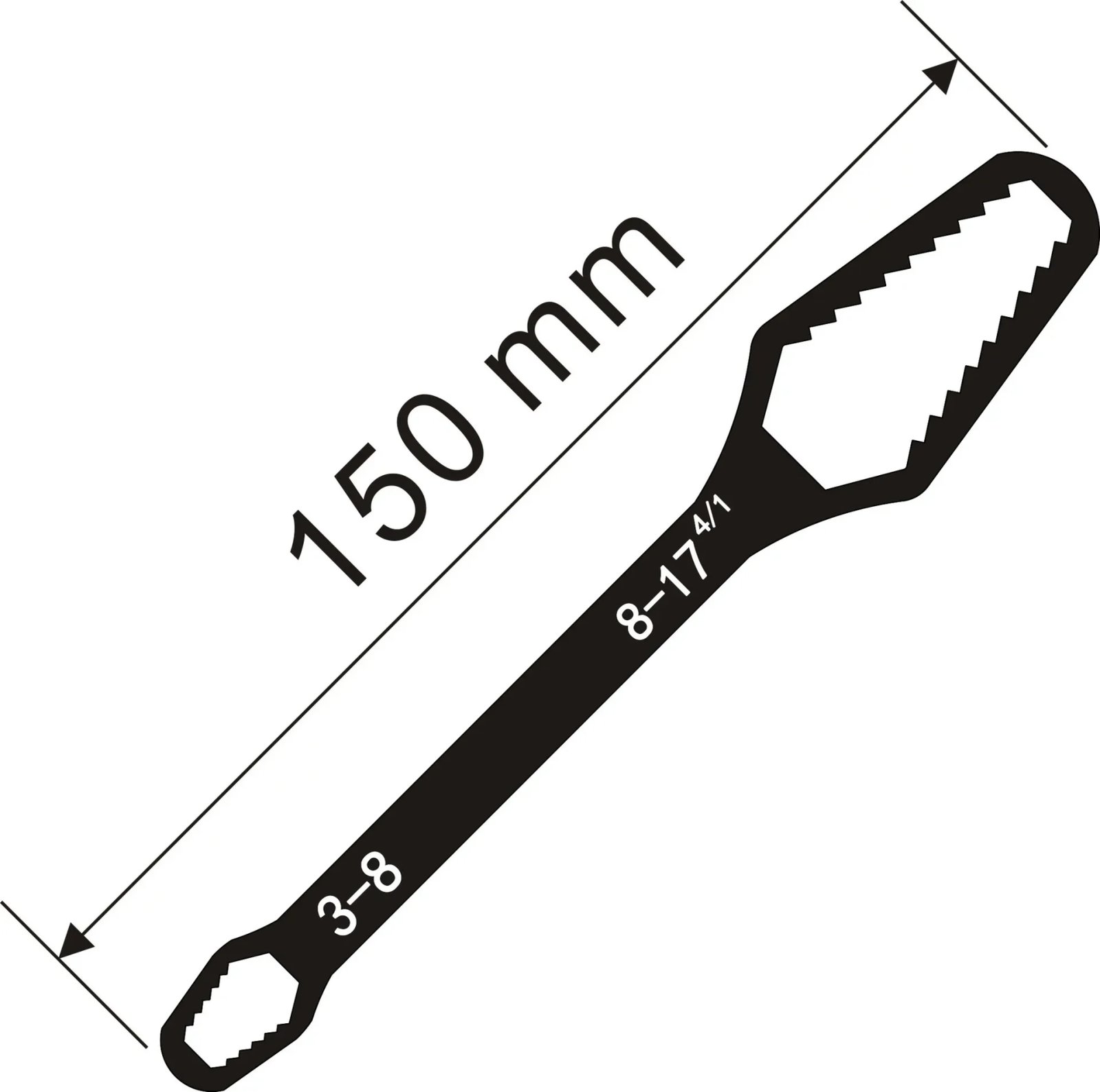 150mm 3-17mm-b