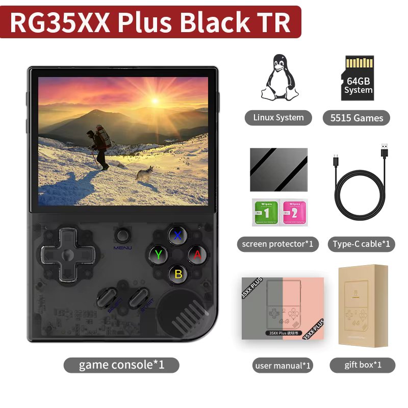 RG35XX Plus Black T