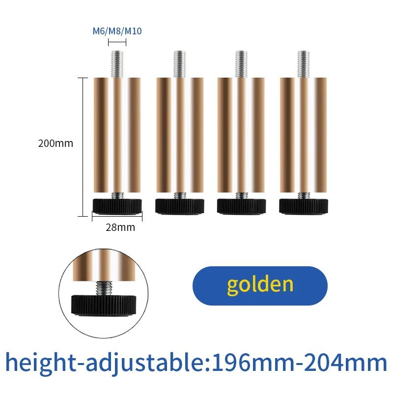 Gold 20cm M6 M8 M10