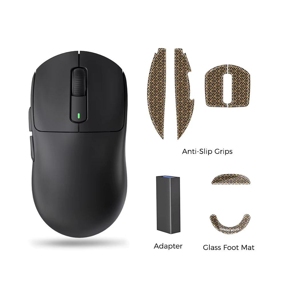 Kysona M600 PAW3395 White Wireless Gaming Esports Mouse 55g 26000DPI 6 Buttons Optical PAM3395 Computer Mice For Laptop PC