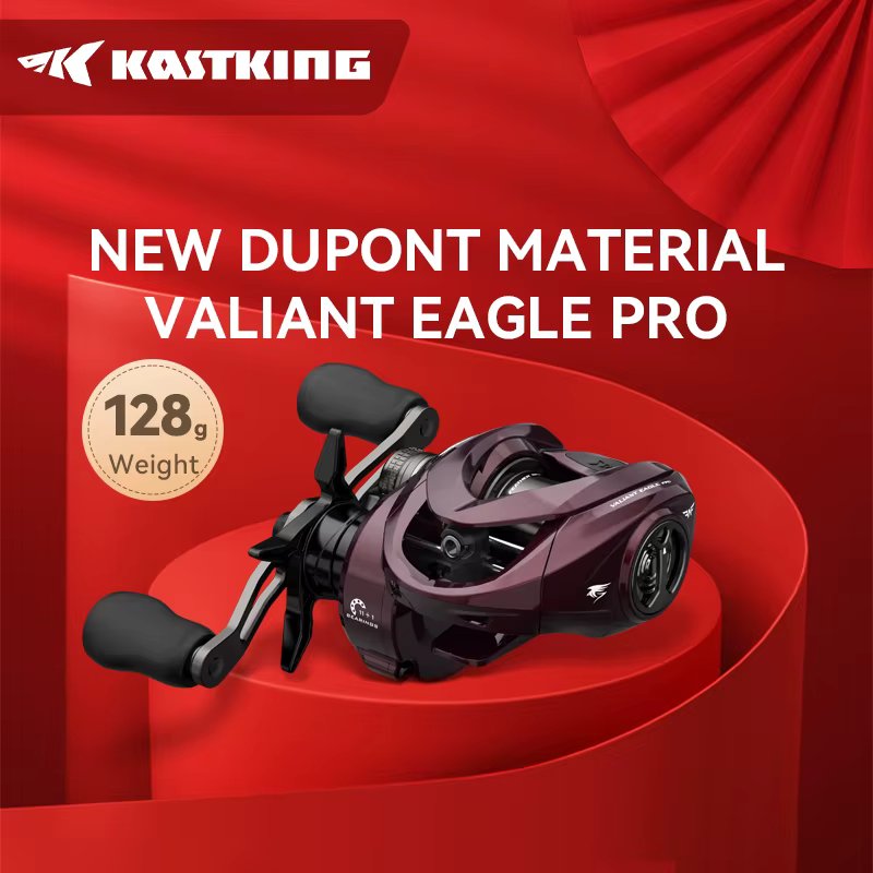 KastKing Valiant Eagle II PRO Bait Finesse System Baitcasting Reel 6KG Max Drag 8.4:1 High Speed Fishing Reel For Bass Pike