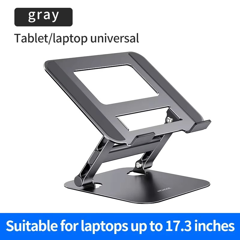 Laptop Stand Foldable Aluminium Alloy Portable Laptop Stand High Quality Computer Stand Suitable for Laptops up to 17.3 Inch