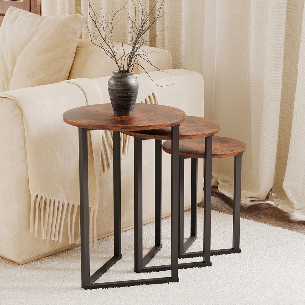 3pcs round