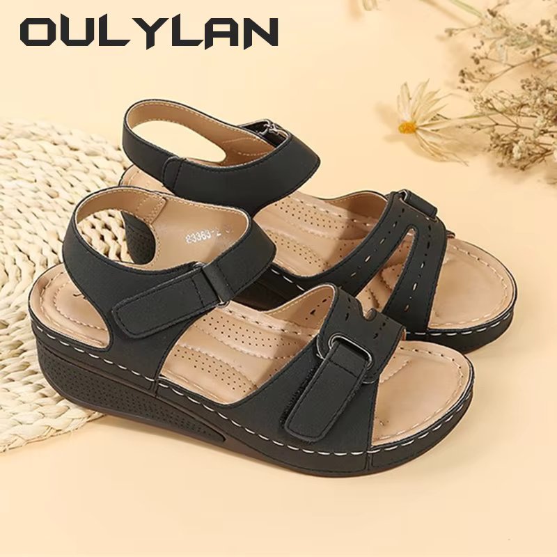 Woman Comfortable Sandals 2024 Summer Open Toe Shoes Sandals Women Shoes Ladies Lightweight Wedge Sandals Sexy Zapatos De Mujer