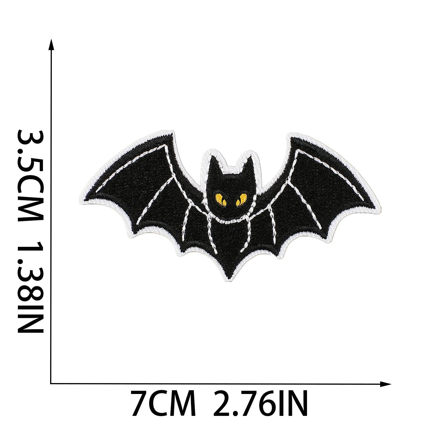 Horror Doll Ghost Halloween Popular Embroidered Logo Garment Accessories Cloth Sticker Patches Iron-on Bag Clothing For Kid