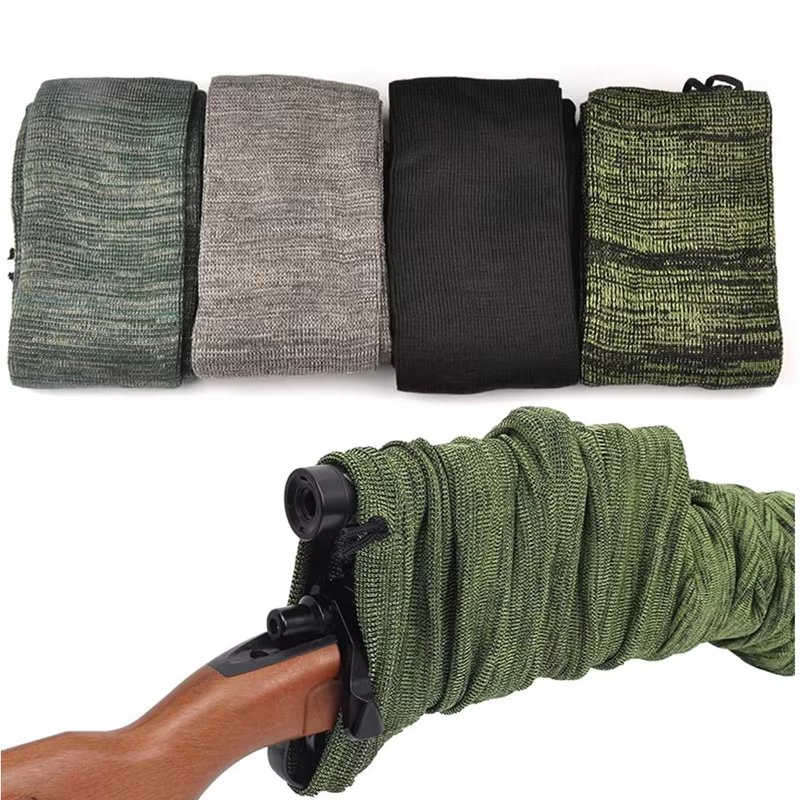 Tactical 54" 140cm Gun Sock Rifle Knit Polyester Treated Airsoft Rifle Protection Holster Cover Pistol Gun Bag Storage Sleeve