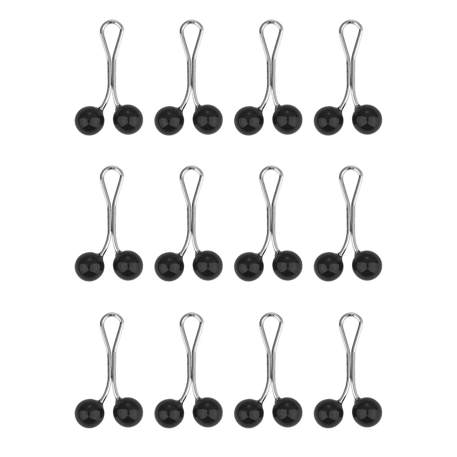 12pcs/Lot Alloy Pearl Brooch Lady Muslim Scarf Hijab Clips Pearl Scarf Brooch Pin Muslim Women Shawl Scarf Head Scarf Clips