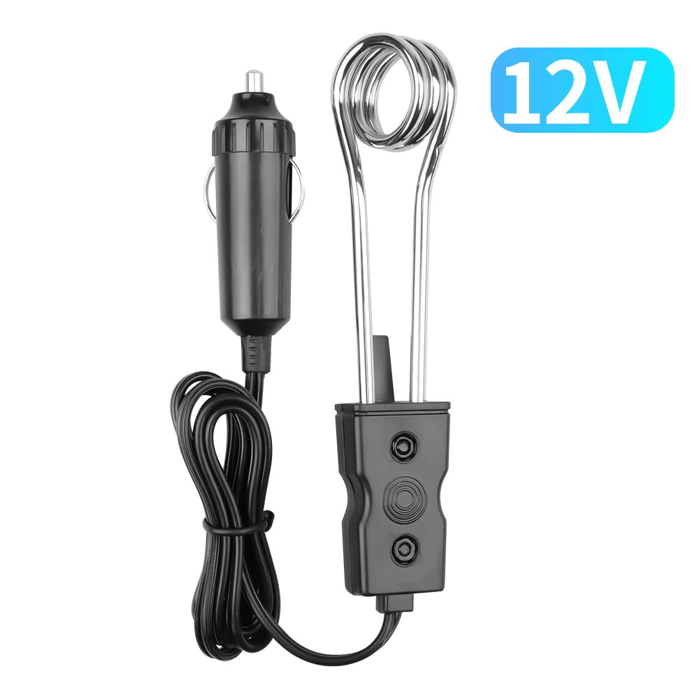 120W Car Immersion Heater 12V 24V Warmer Heater Durable Auto Electric Boiler Hot Water Tea Coffee Water Heater Universal