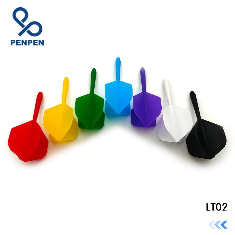 PENPEN darts 12/9/6pcs Professional Dart Flights 2BA Screw Soft In-one Integrated Dart Flights and Shafts  LT02