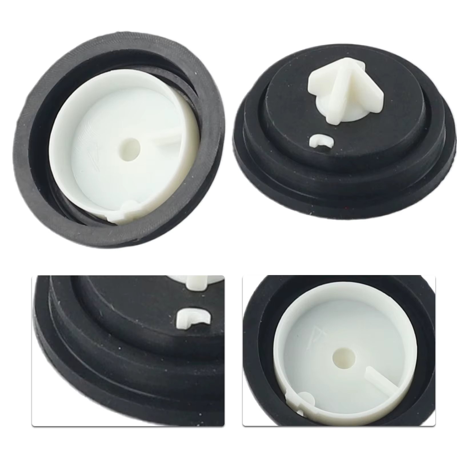 2PCS Replacement Rubber Diaphragm Washer Seal For Duravit Laufen Cistern Inlet Filling Valve Washer Accessories