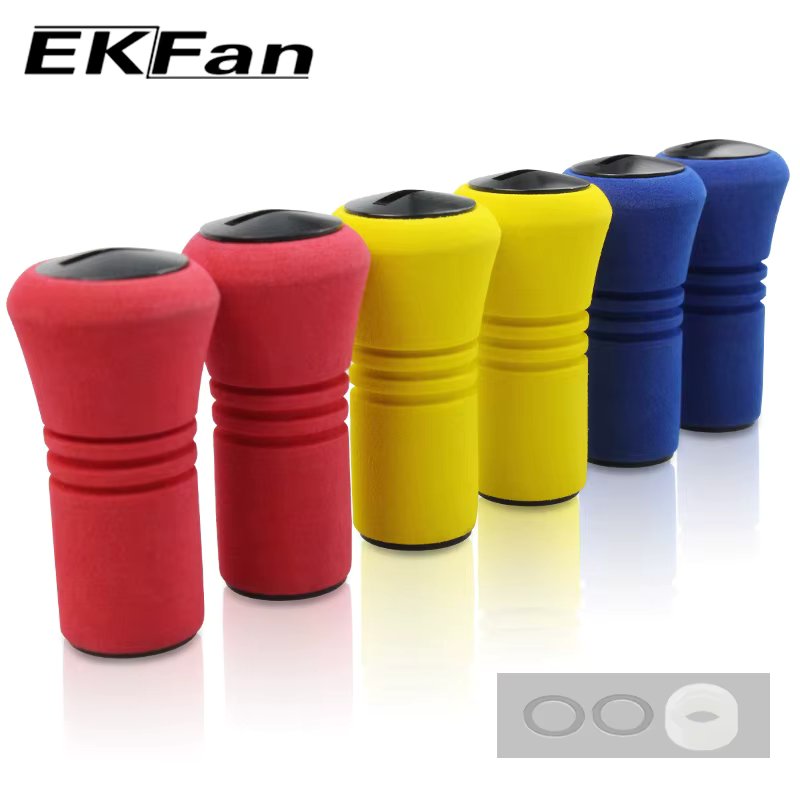 EKfan For SHI&DAI 1000-5000 Spinning Baitcast fishing Reel Handle EVA Material Knob Reel DIY Handle Accessory