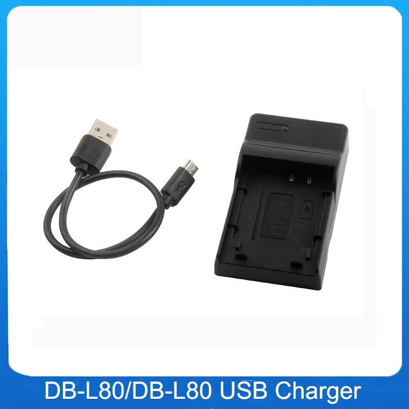 DB-L80 DB-L80A DB-L80AU DBL80 D-LI88 DLI88 Battery USB Charger for Pentax Optio P70 P80 WS80 H80 H90 W90 Digital Cameras