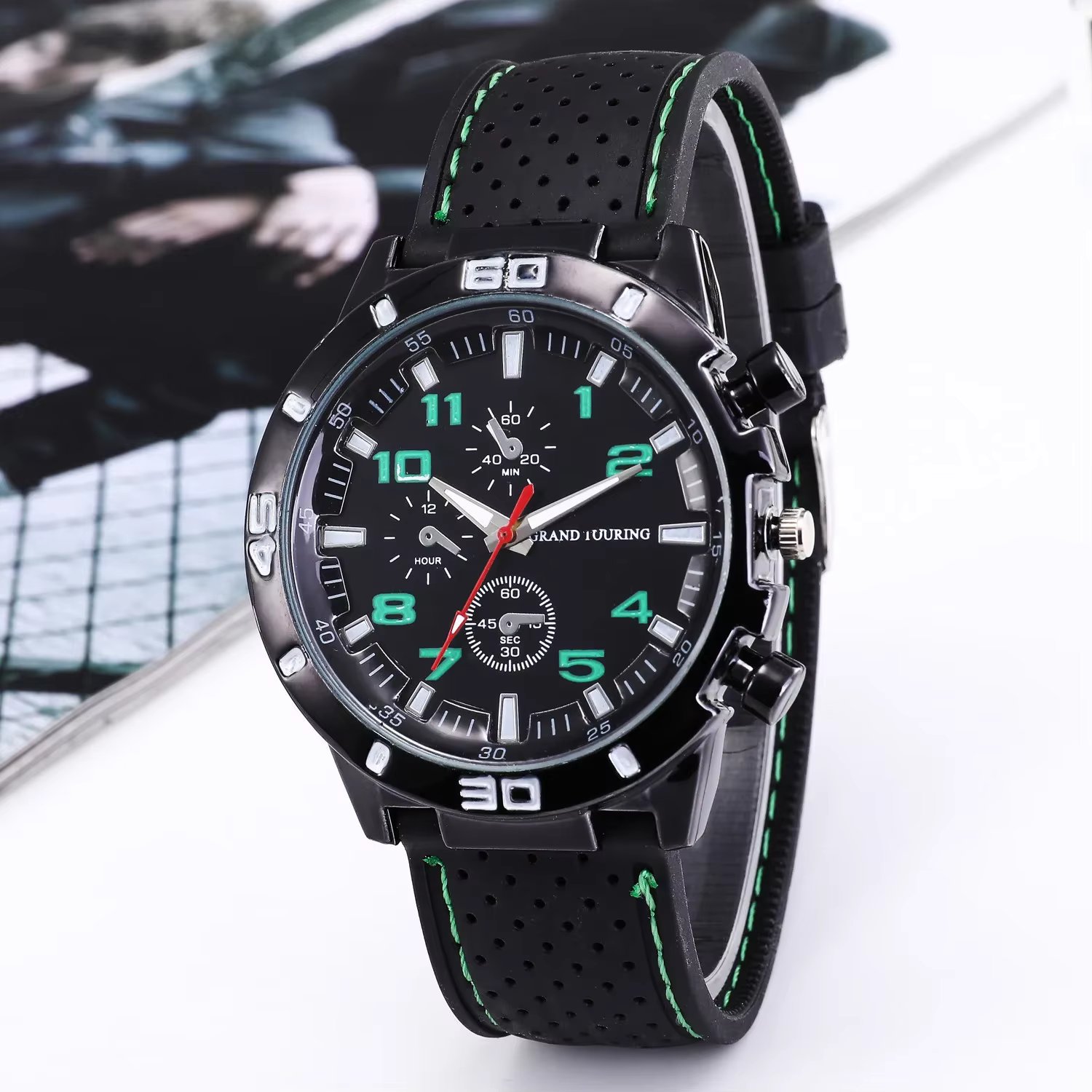 Brand Quartz Men Watches Reloj Hombre Luxury Male Clock Sport Mens Watch Fashion Silicone Strap Student Wristwatches Gift