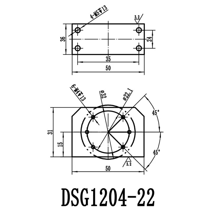 DSG12H bore 22mm