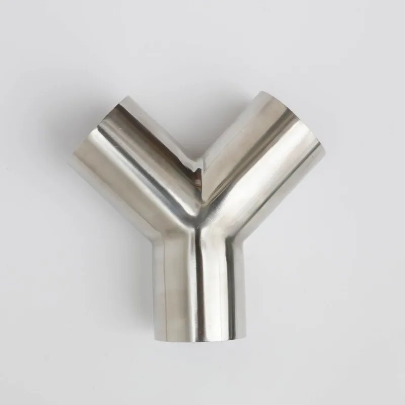 19/25/32/38/-89Mm Pipe OD Butt Welding Y Shaped 3 Way SUS 304 Stainless Steel Sanitary Fitting Spliter Homebrew Beer Wine