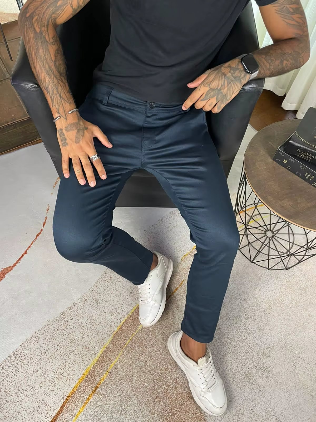 Men's Sport Pants Fino Navy Blue