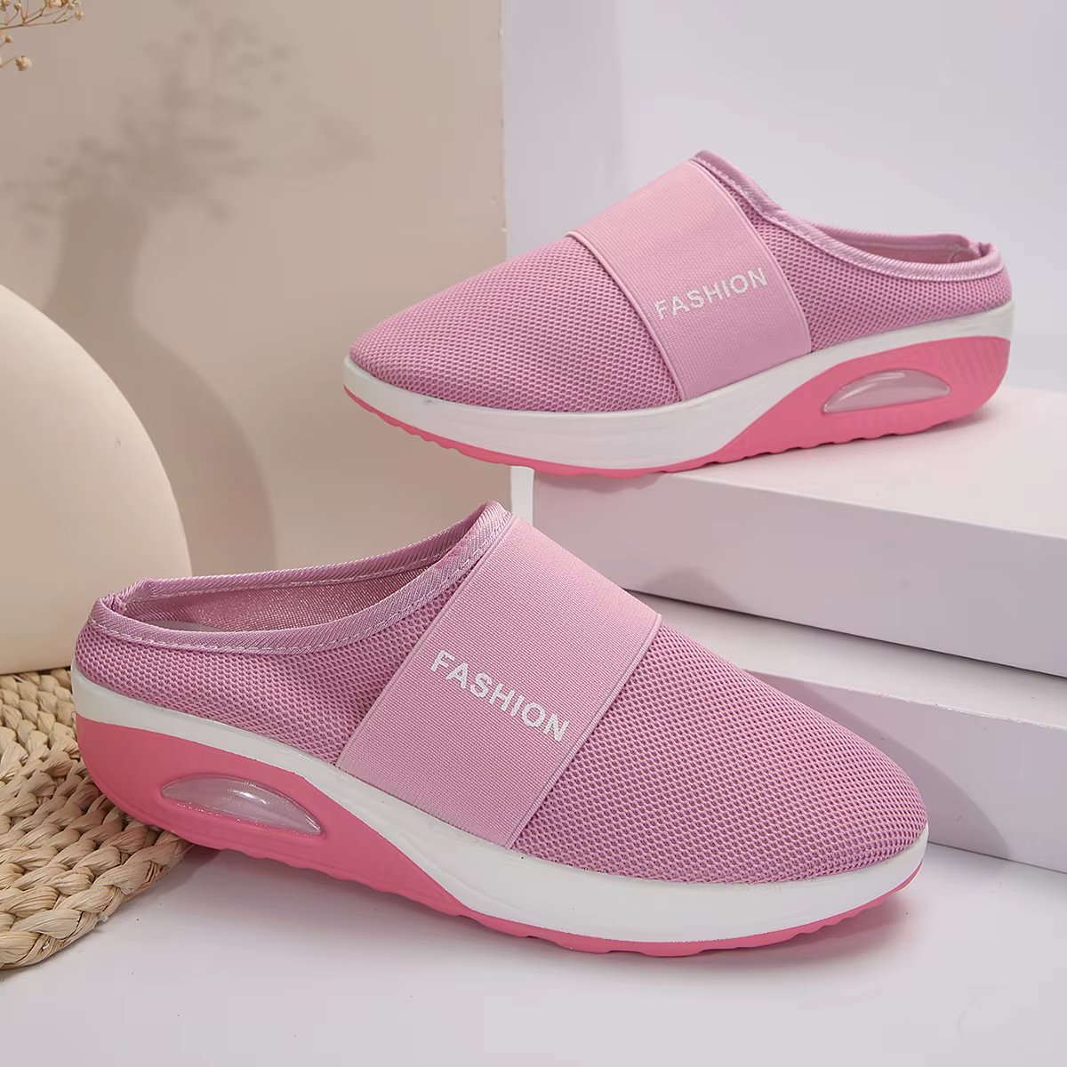Women Wedges Slippers 2024 New Summer Sandals Vintage Anti-slip Casual Shoes for Women Platform Retro Slippers Slides Women