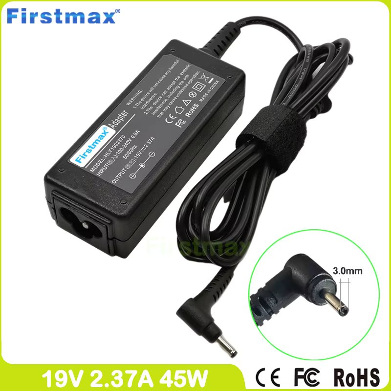 19V 2.37A 45W AC Charger for Acer Aspire 5 A514-52 A515-44 A515-45 A515-46 A515-55T A515-56 A515-56T A13-045N2A Power Supply
