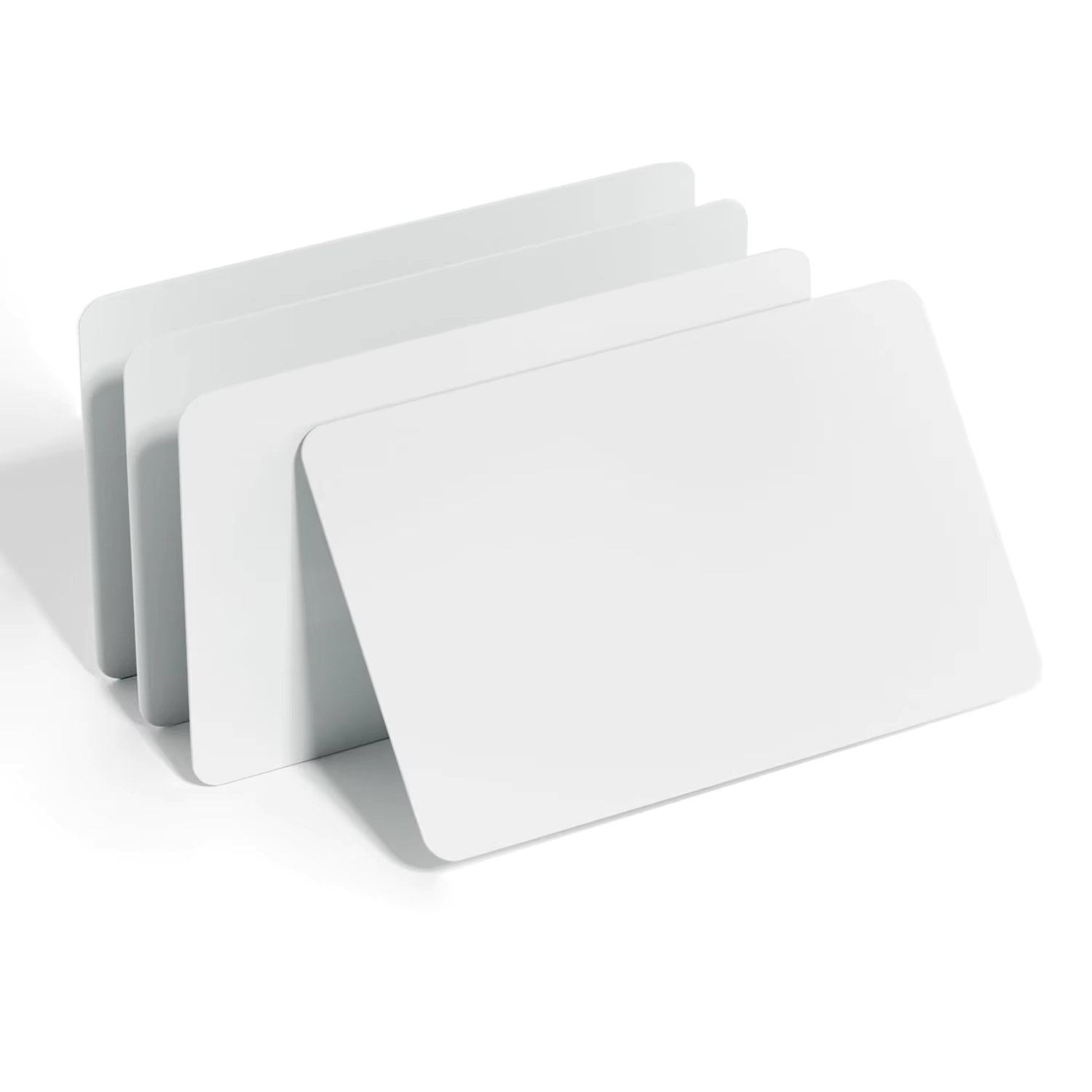 10 White PVC NFC Cards, 13.56MHz, 504 bytes: perfect for business & social recognition