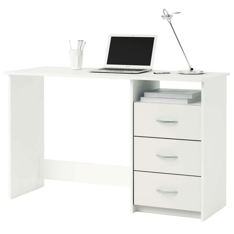 123x50 cm Modern Youth Hollow Drawers White Drawers Desk
