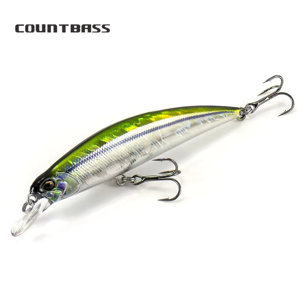 Countbass Sinking Minnow 45mm 1-3/4" 60mm 2-3/8" 70mm 2-3/4" 80mm 3-1/8" 95mm 3-3/4" Hardbaits Fishing Lures Wobblers