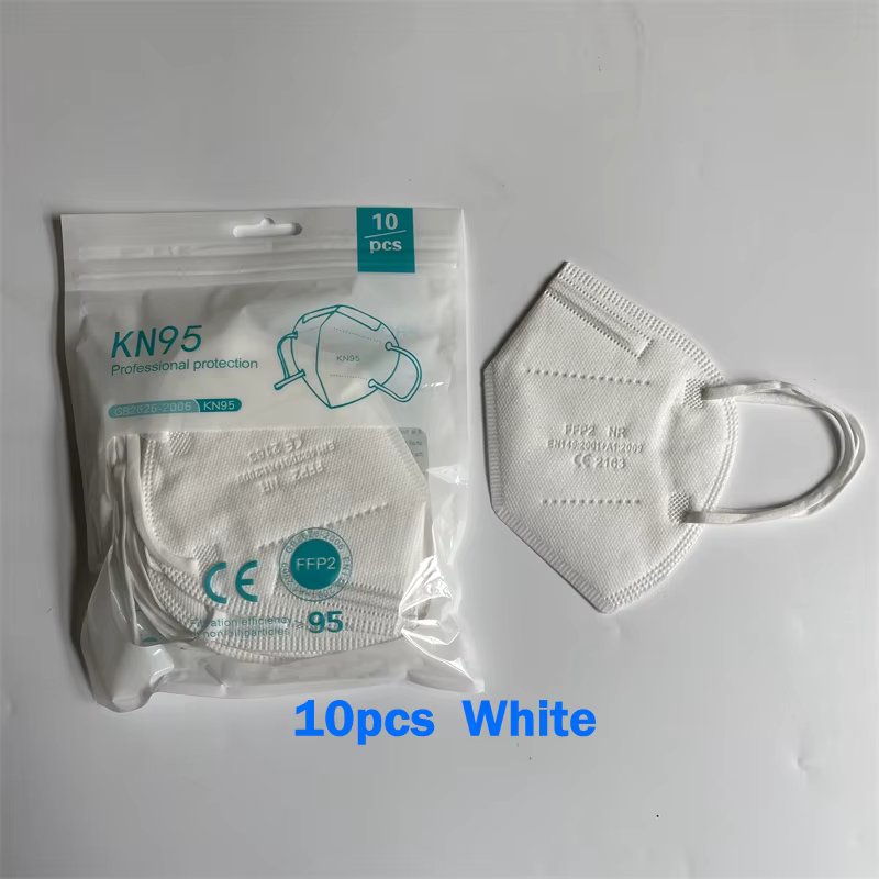 10Pcs White