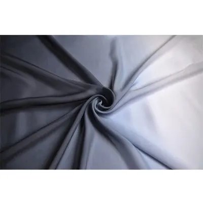 shade chifon material 2 tone 100D chiffon gradient tissu flowing evening dress fabric for wedding gowns tecido
