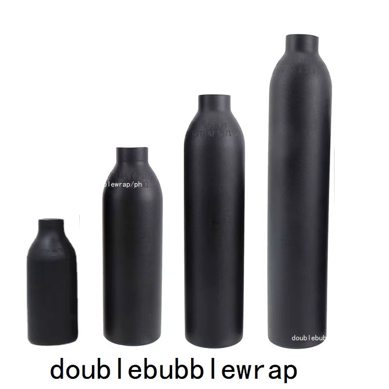 0.22L-0.5L Aluminum Bottle Tank 4500 PSI Tank Cylinder Diving Aquarium Plant CO2 Tank Dive Oxygen Tank Thread M18*1.5