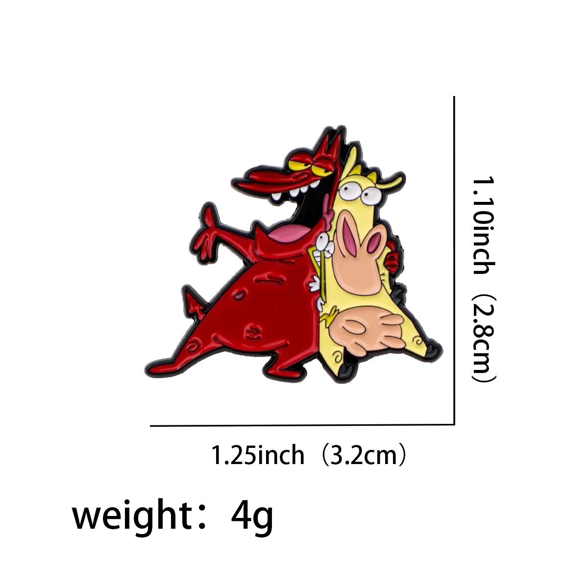 Cartoon Comedy Cow Enamel Pin Men Women Brooch for Clothes Briefcase Badges Lapel Pins for Backpacks Fashion Accessories