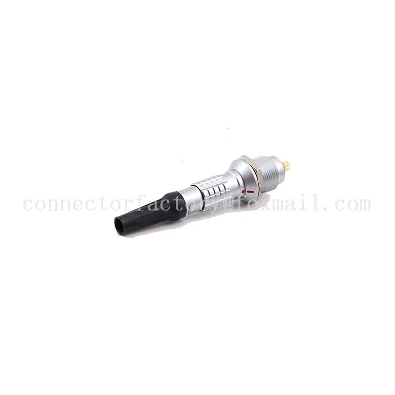 FGG EGG 0K 1K 2K Waterproof IP68 Aviation Metal Push-Pull Self-Locking Black Connector 2 3 4 5 6 7 8 9 10 12 14 16 18 19core Pin