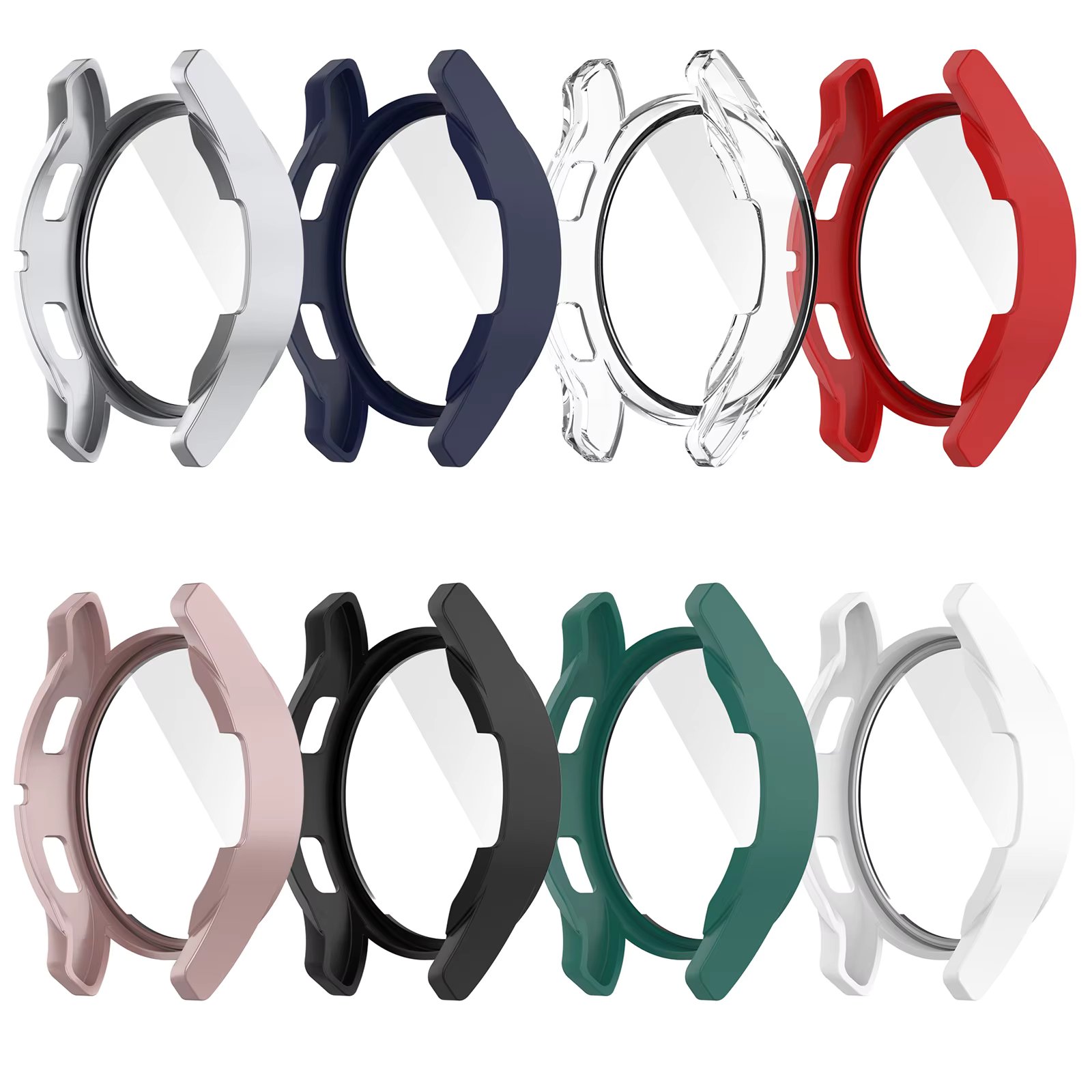 Case and Screen Protector For Samsung Galaxy Watch 4 40MM SM-R860 44MM SM-R870 Cover Frame High Quality PC Slim