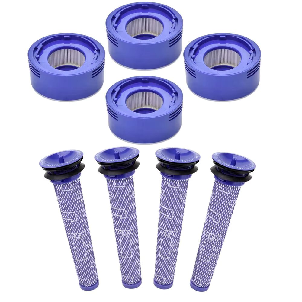 8 Pack Replacement Vacuum Filters for Dyson V7 V8 motorhead Absolute HEPA Filter
